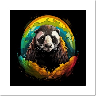 Honey Badger Earth Day Posters and Art